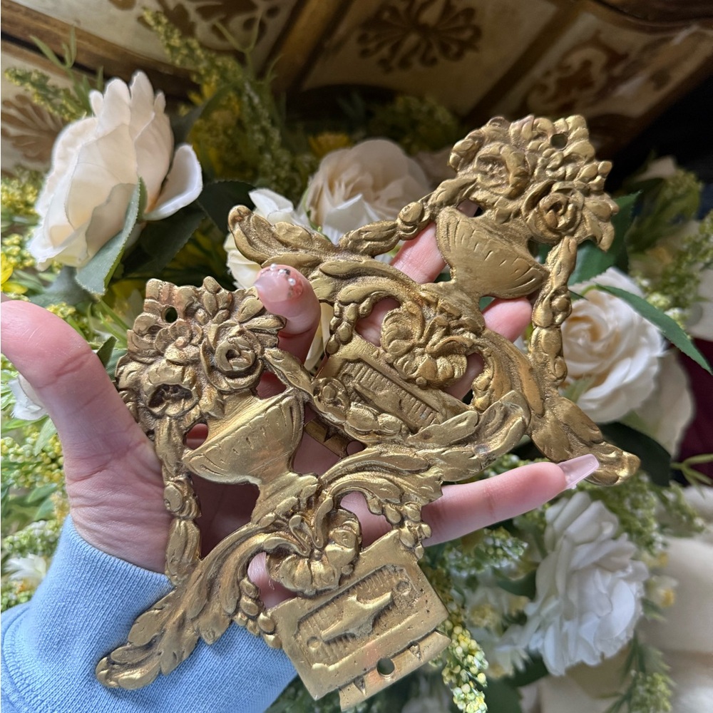 Vintage Gold  Brass Decorative Wall Plaques